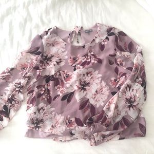 Charlotte Russe Tops - Charlotte Russe Floral Blouse Charlotte Russe Tops - Charlotte Russe Floral Blouse